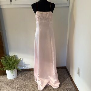 Zum Zum by Niki Livas Blush Satin Dress